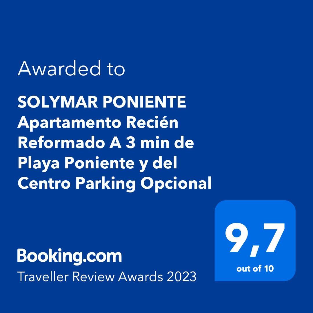 Solymar Poniente Apartamento Recien Reformado A 3 Min De Playa Poniente Y Del Centro Parking Opcional Apartment Benidorm Exterior foto